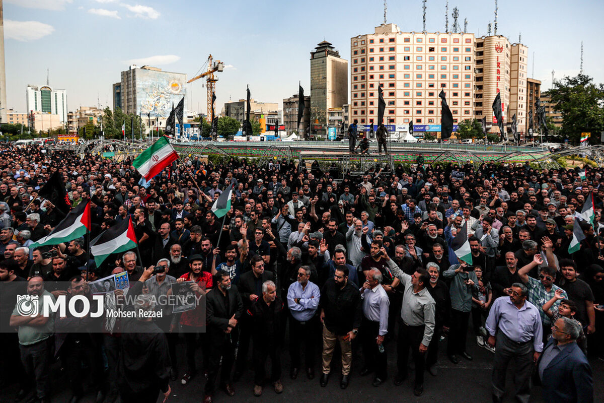 اجتماع امام رضایی ها برای شهادت حجت الاسلام سید ابراهیم رئیسی