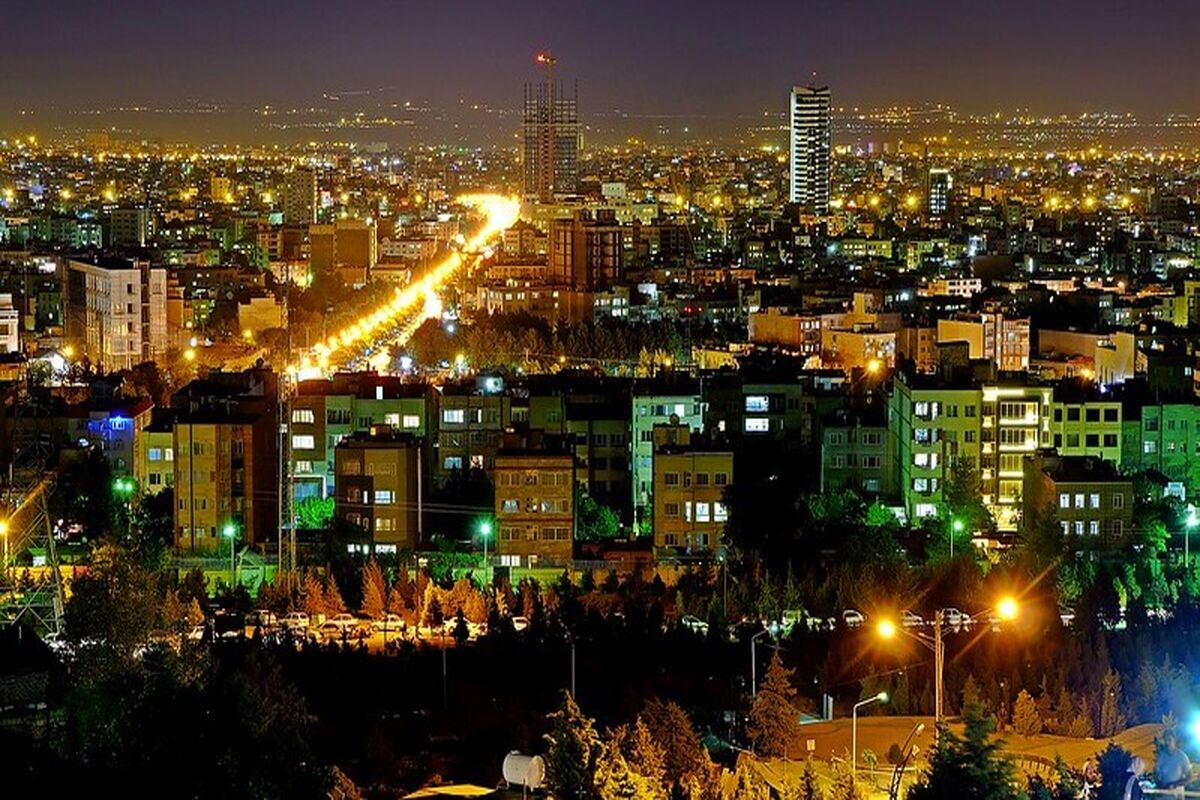 نمایی از شهر مشهد