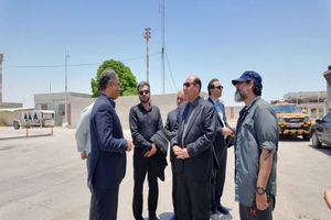 بازدید از فرودگاه بین‌المللی بندرعباس پس از جنگ تحمیلی سوم