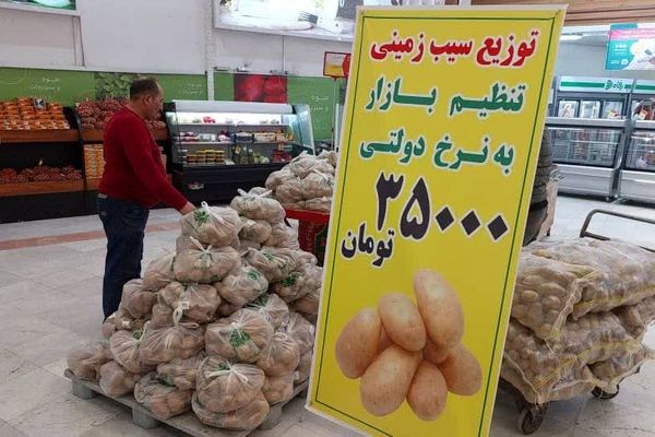 سیب زمینی به قیمت 35 هزار تومان روانه بازار شد