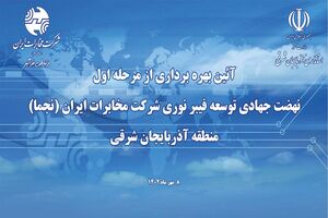 اجرای برنامه عملیاتی نهضت جهادی فیبرنوری در آذربایجان شرقی