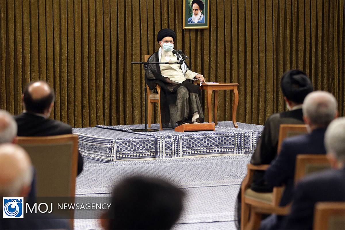 دیدار رییس‌ جمهوری و اعضای هیات دولت دوازدهم با رهبر