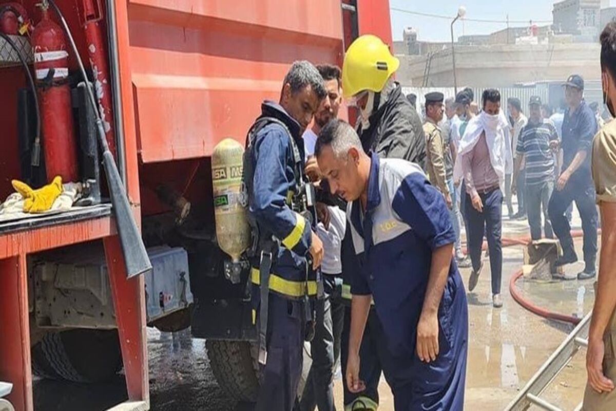 آتش سوزی در عراق
