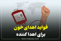 اینفوگرافیک/فواید اهدای خون