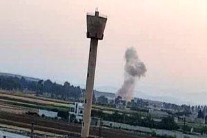 اطراف فرودگاه نظامی «حماه» منفجر شد