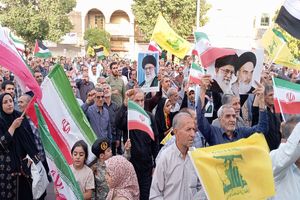 تجمع کرمانشاهیان برای حمایت از نیروهای مسلح در نبرد دوازده برگزار شد + تصاویر