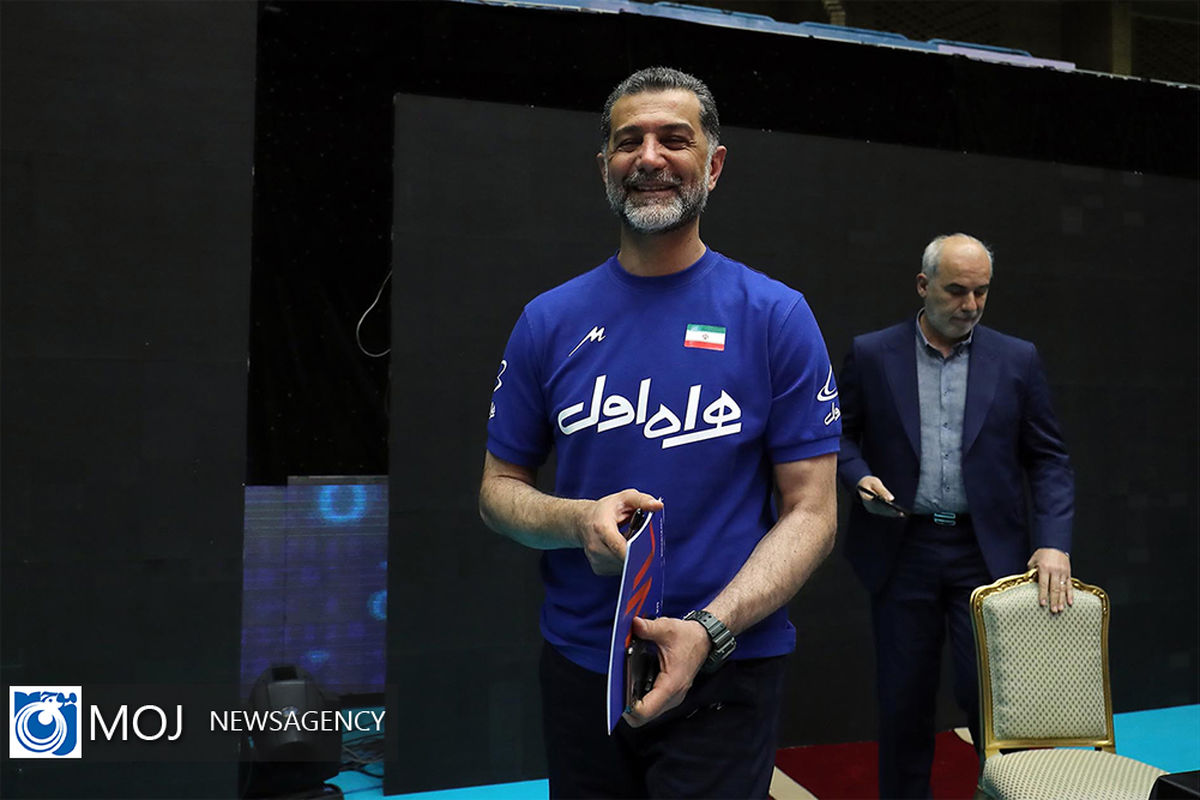 نشست خبری بهروز عطایی سرمربی تیم ملی والیبال