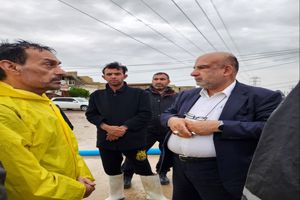 تا پایان مشکل آبگرفتگی در کنار مردم هستیم