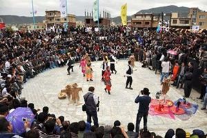 دوازدهمین جشنواره بین‌المللی تئاتر خیابانی مریوان آغاز شد