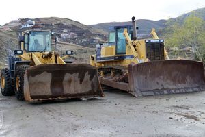 ارسال سومین محموله تجهیزات راهسازی از اصفهان به مناطق سیل زده درخوزستان