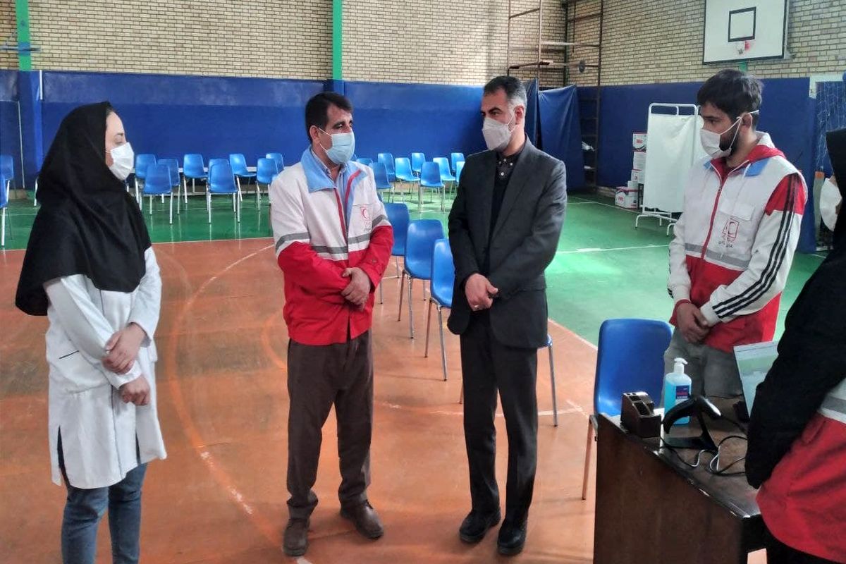 تزریق واکسن کرونا در اردبیل