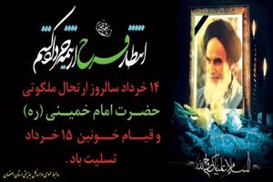 پیام مدیر کل بهزیستی استان به مناسبت سالگرد رحلت حضرت امام خمینی (ره) و قیام ۱۵ خرداد