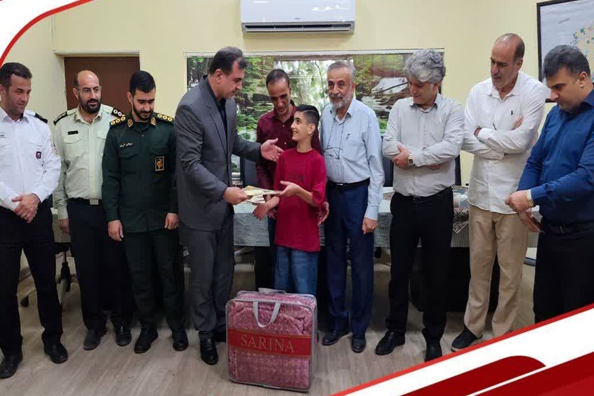 تقدیر از قهرمان نوجوان مازندرانی