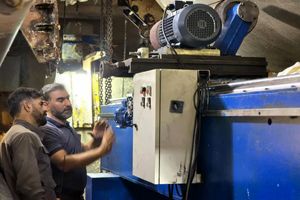 عملیات سنگ زنی سیلندر یانکی با تکنولوژی داخلی در شرکت حریر خوزستان آغاز شد