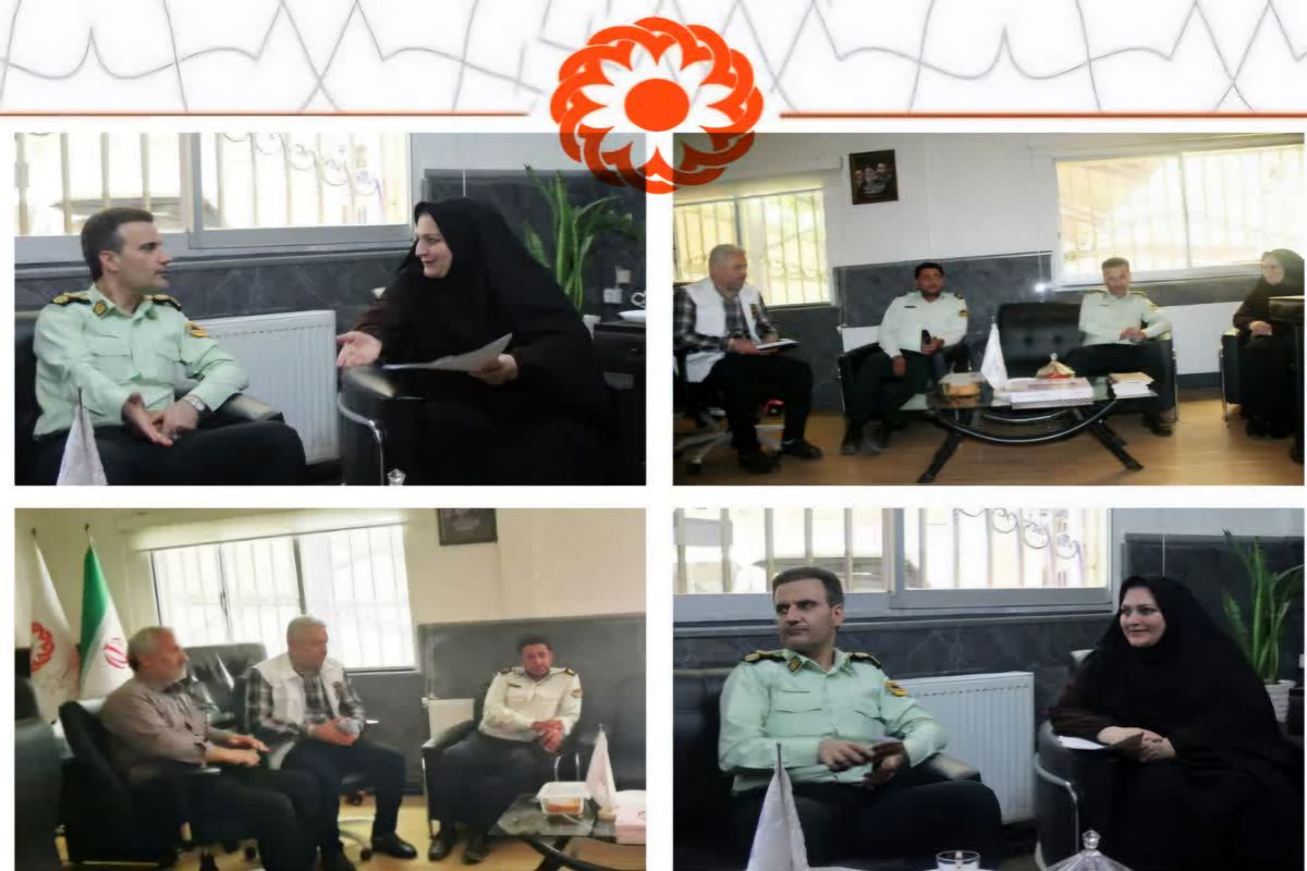 دیدار رئیس بهزیستی نکا با فرمانده انتظامی شهرستان