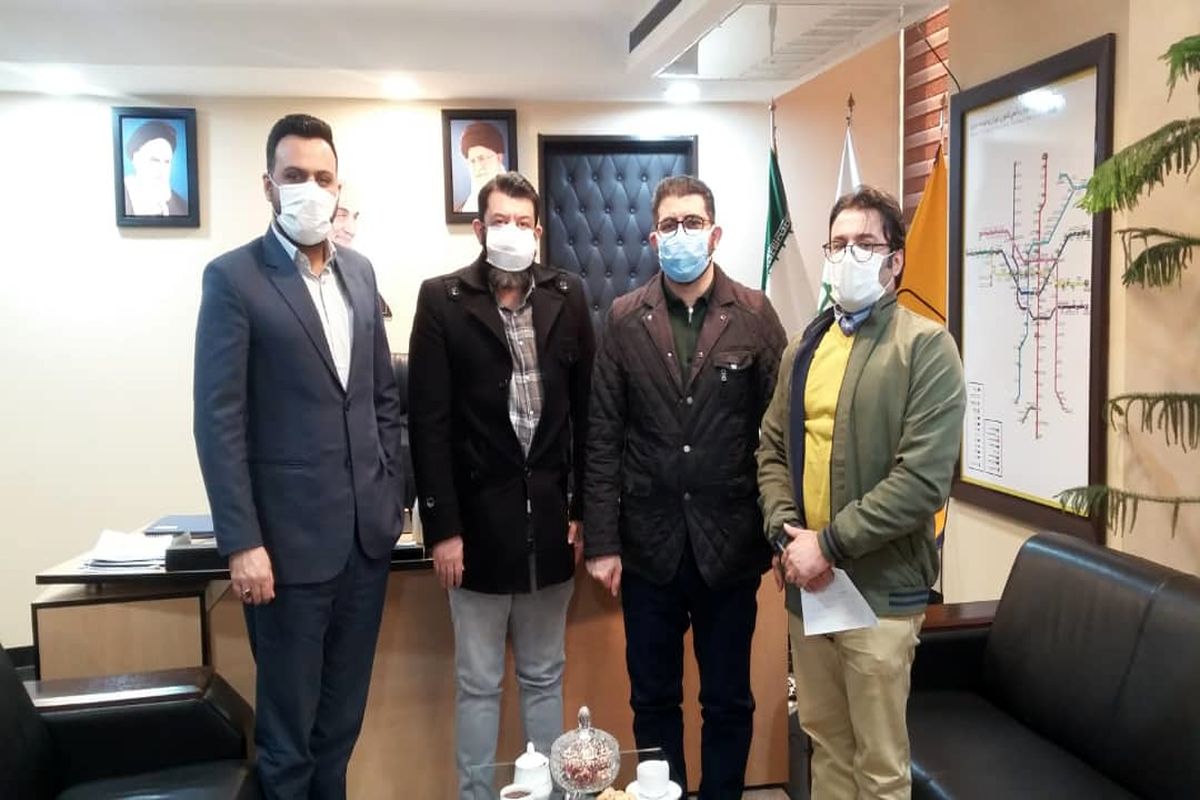 رضا بصیرت مدیرعامل انجمن هنرهای نمایشی در دیدار با معاون اجتماعی و فرهنگی شرکت متروی تهران