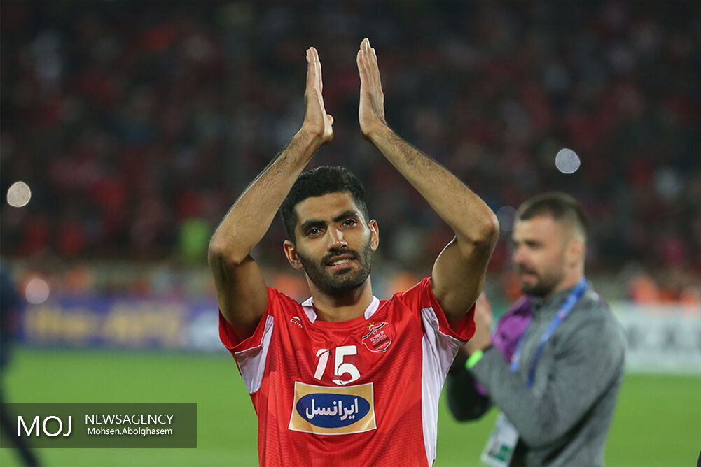 دیدار تیم های فوتبال پرسپولیس ایران و السد قطر / محمد انصاری