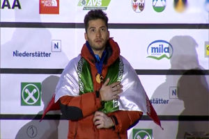 درخشش یخ نورد اصفهانی در مسابقات جام جهانی ایتالیا