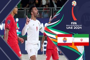 Iran defeated Tahiti at 2024 FIFA Beach Soccer World Cup