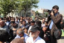 تشییع پیکر مطهر شهید مدافع حرم "خوش‌محمدی" در گرگان 