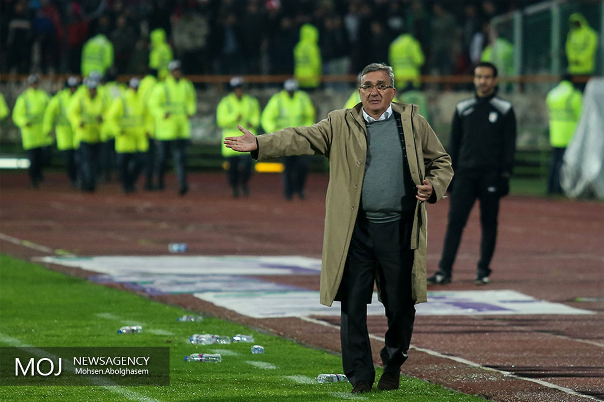 دیدار تیم های فوتبال پرسپولیس و تراکتورسازی تبریز/برانکو ایوانکوویچ