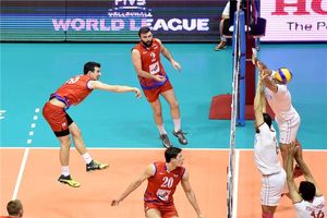 تیم ملی والیبال صربستان وارد تهران شد