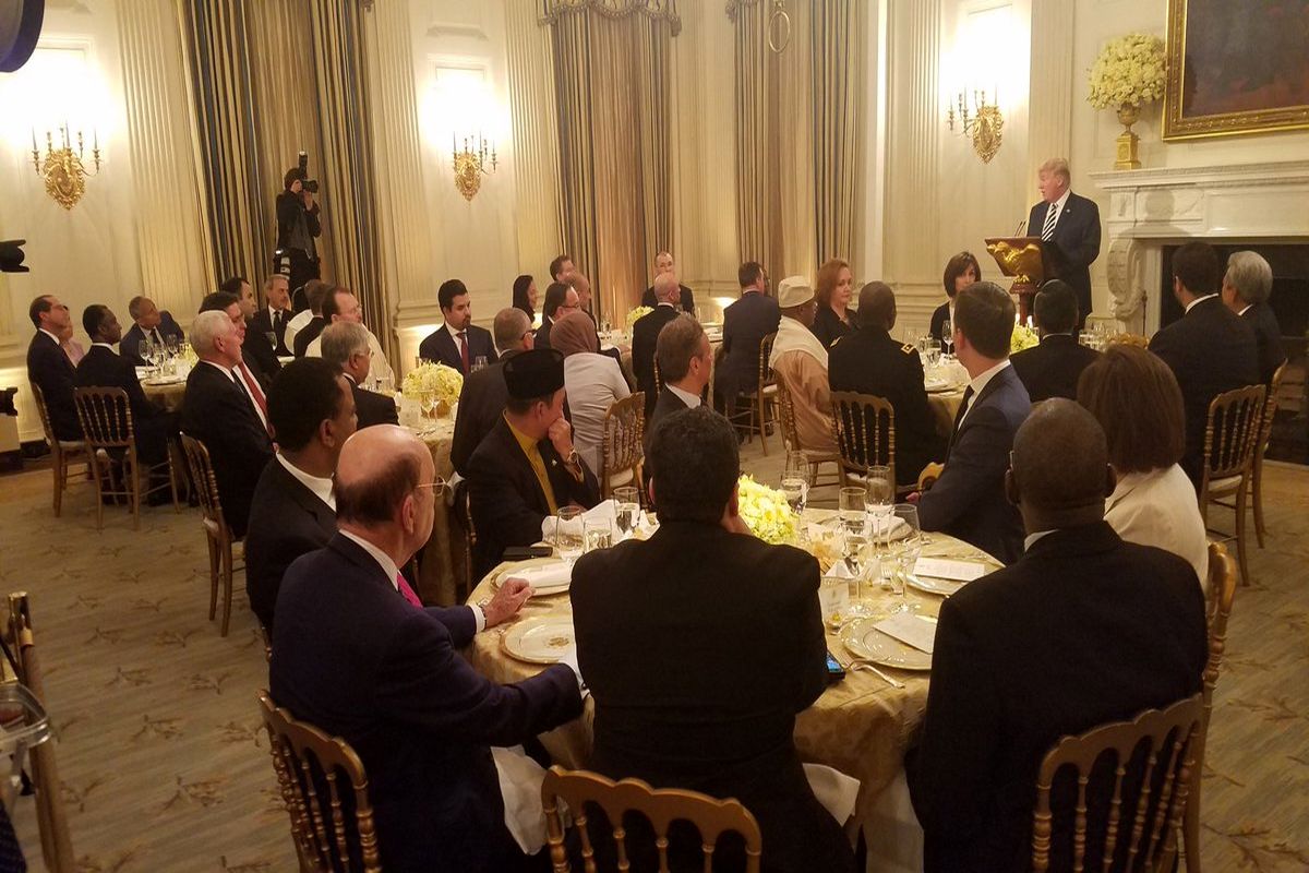 مراسم افطاری ترامپ