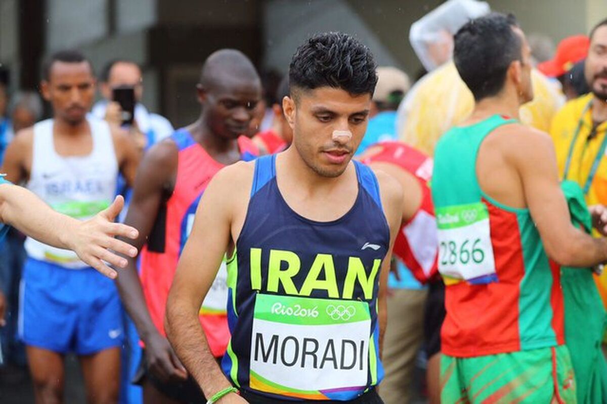 محمد جعفر مرادی رکورد دار ماراتن ایران