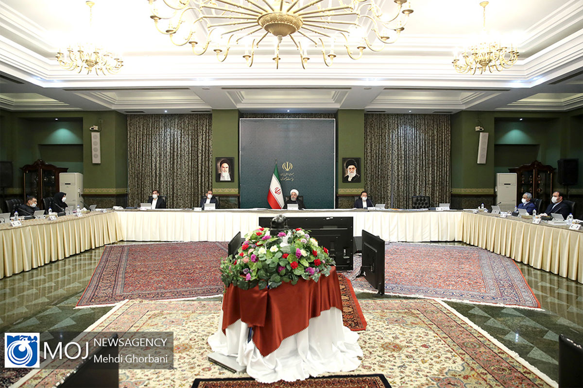 اولین جلسه هیات دولت در سال ۱۳۹۹