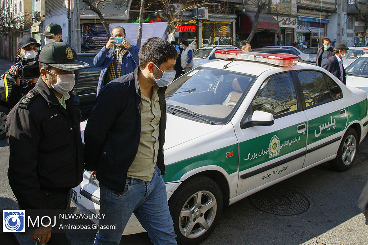 بازسازی صحنه سرقت مسلحانه از طلافروشی در تهران
