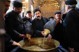 آیین سنتی طشت‌گذاری در بقعه شیخ صفی‌الدین اردبیلی برگزار شد