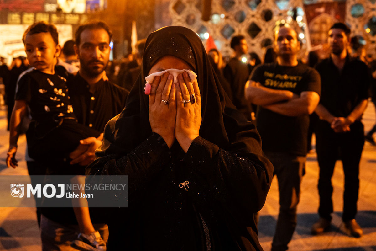 خیمه سوزان عصر عاشورا در میدان امام حسین (ع)