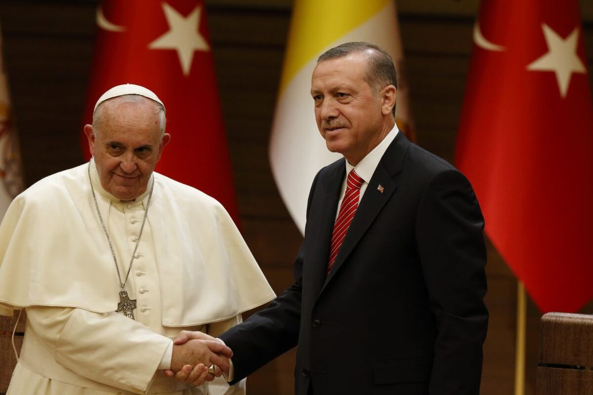 اردوغان و پاپ