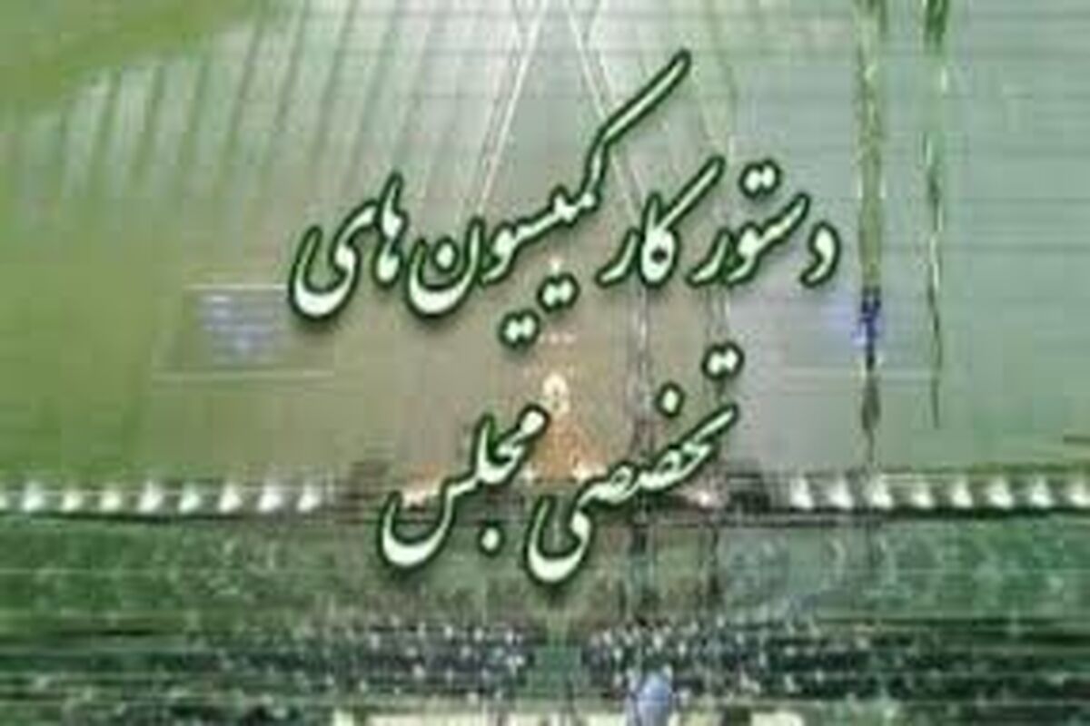 کمیسیون های مجلس