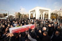 پیکر اسماعیل احمدی از جوار شهدای گمنام تشییع شد
