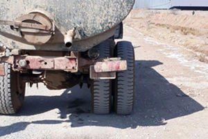 توقیف تانکر حامل پساب فاضلاب صنعتی