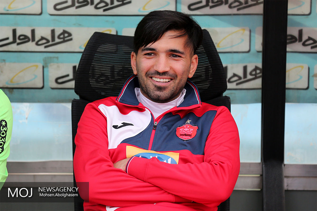 محسن مسلمان بازیکن تیم فوتبال پرسپولیس