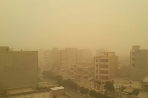 هشدار نارنجی هواشناسی برای گردوخاک و باران صادر شد