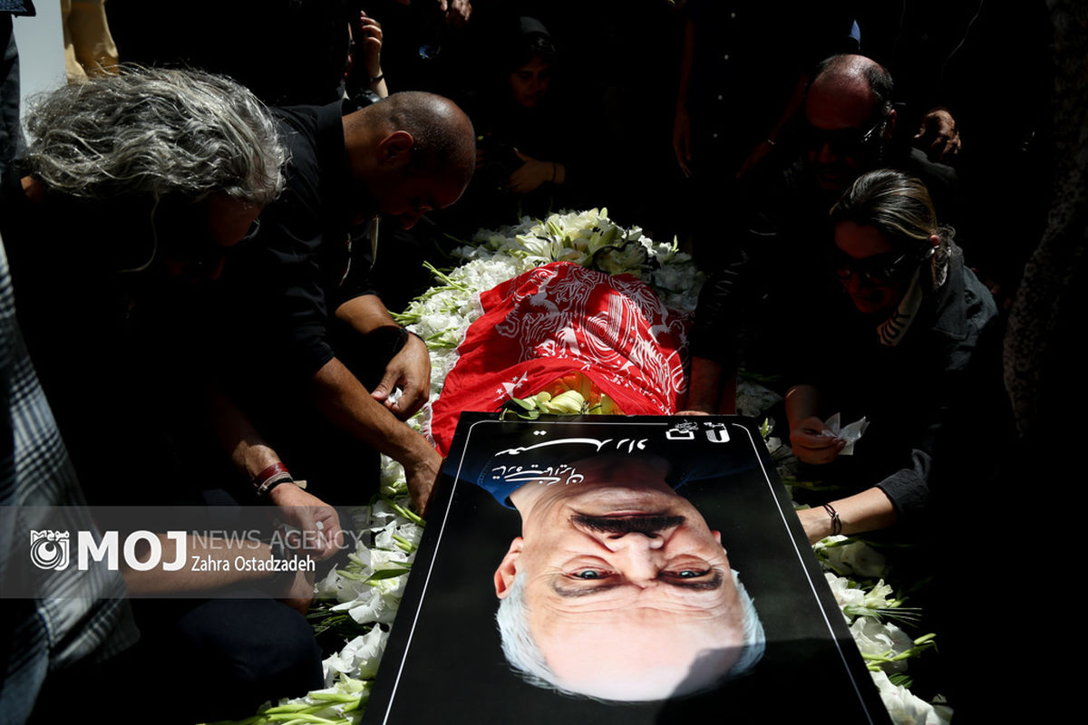 مراسم تشییع مرحوم سعید راد