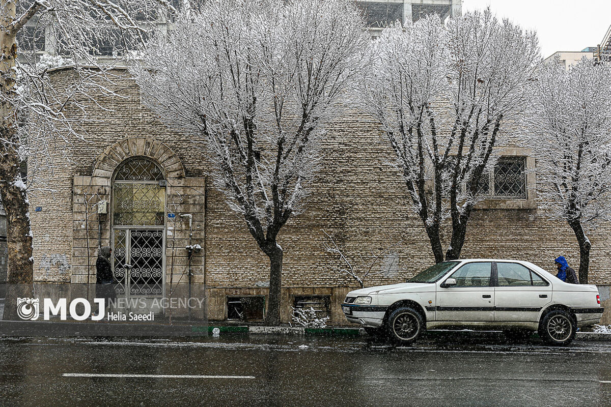 بارش برف در تهران