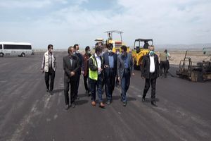 عملیات اجرایی باند اصلی فرودگاه اردبیل به اتمام رسید