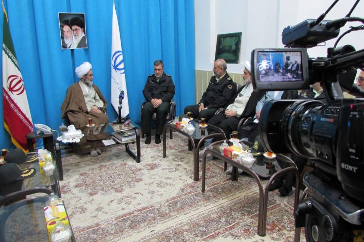 آیت الله فلاحتی در دیدار با سردار اشتری