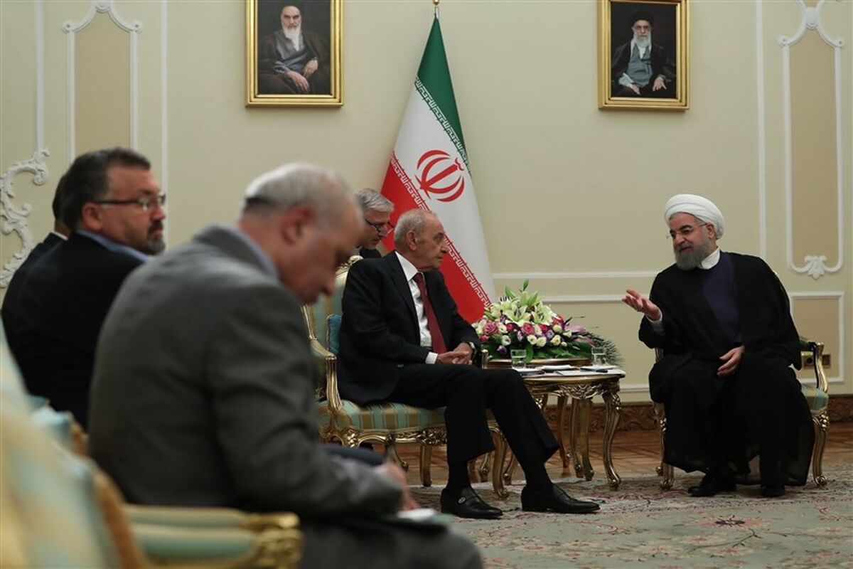 روحانی و رئیس مجلس لبنان