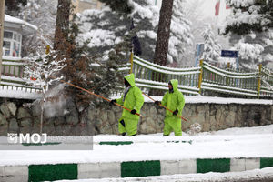 برف و کولاک ۳ روزه در راه آذربایجان‌ شرقی