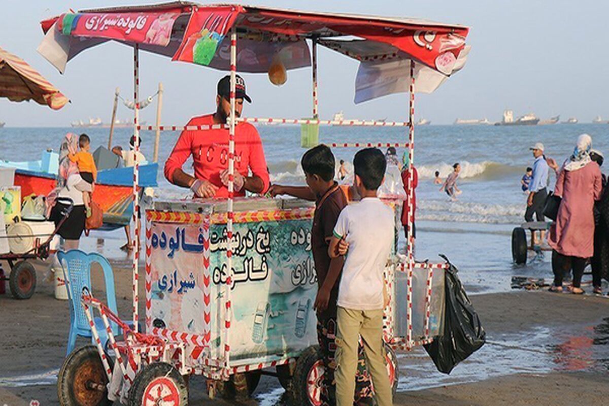 دستفروشان ساحل بندرعباس