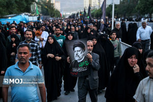 مراسم عزاداری مردم مشهد در سوگ شهادت رییس جمهور