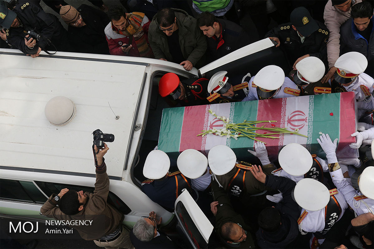 مراسم تشییع پیکر شهدای ناجا