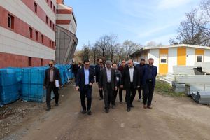  بازدید سرپرست فرمانداری رشت از بیمارستان ۴۱۲ تختخوابی لاکان+تصاویر