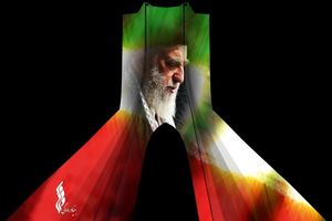 "باید برخاست" بر پیکره برج آزادی/ روایت نور، تصویر و حماسه در بدرقه رهبر شهید
