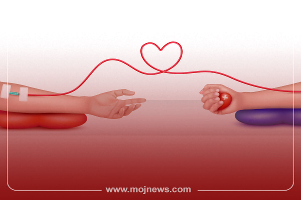 کاور اهدای خون موج